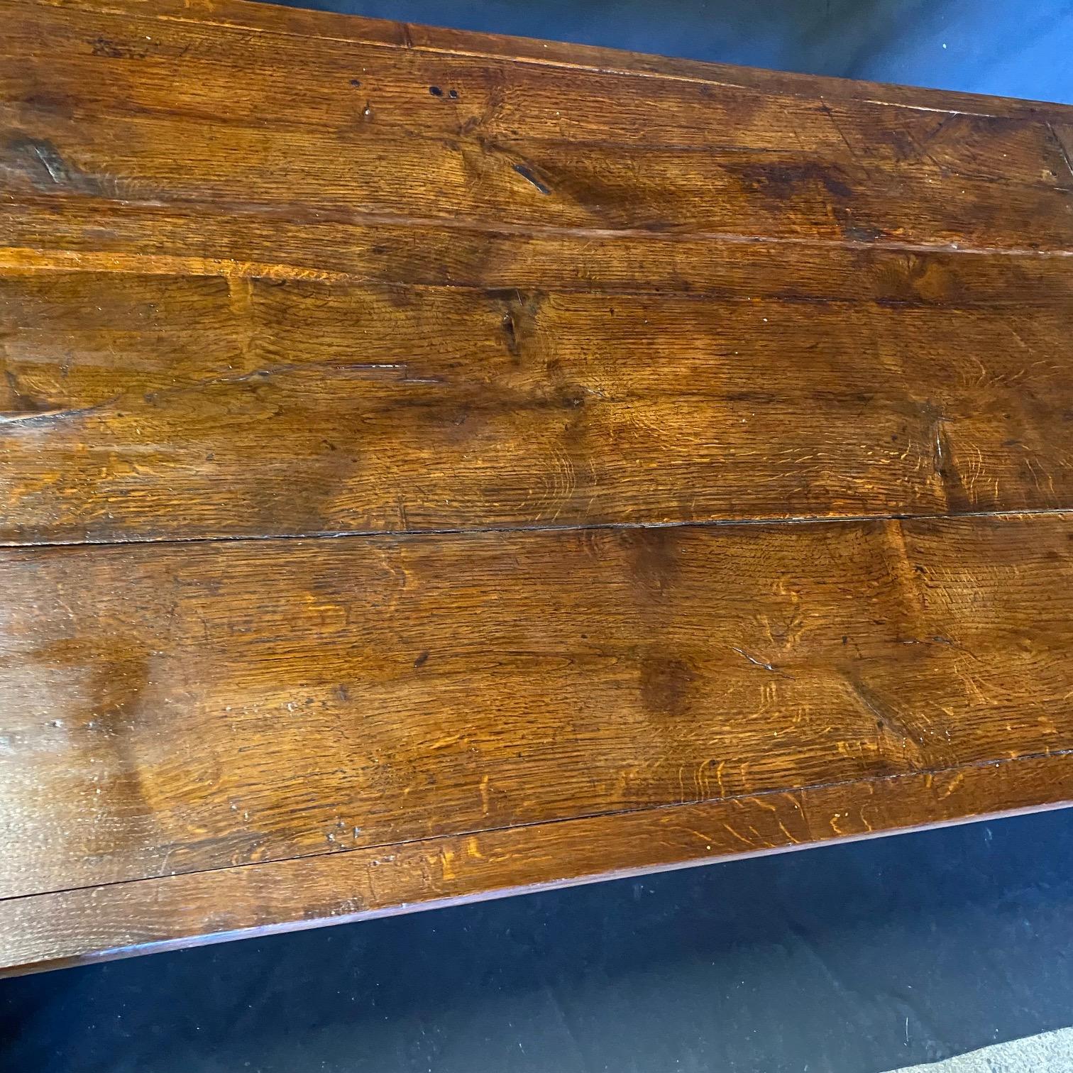 French 19th Century Country Farmhouse Dining Table from Provence For Sale 5