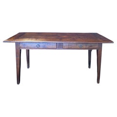 French 19th Century Country Farmhouse Dining Table from Provence