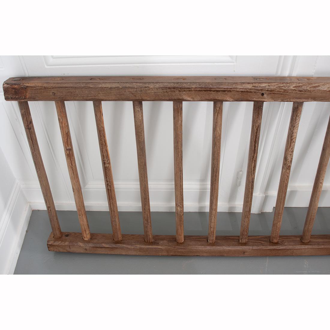 French 19th Century Country Oak Ladder 1