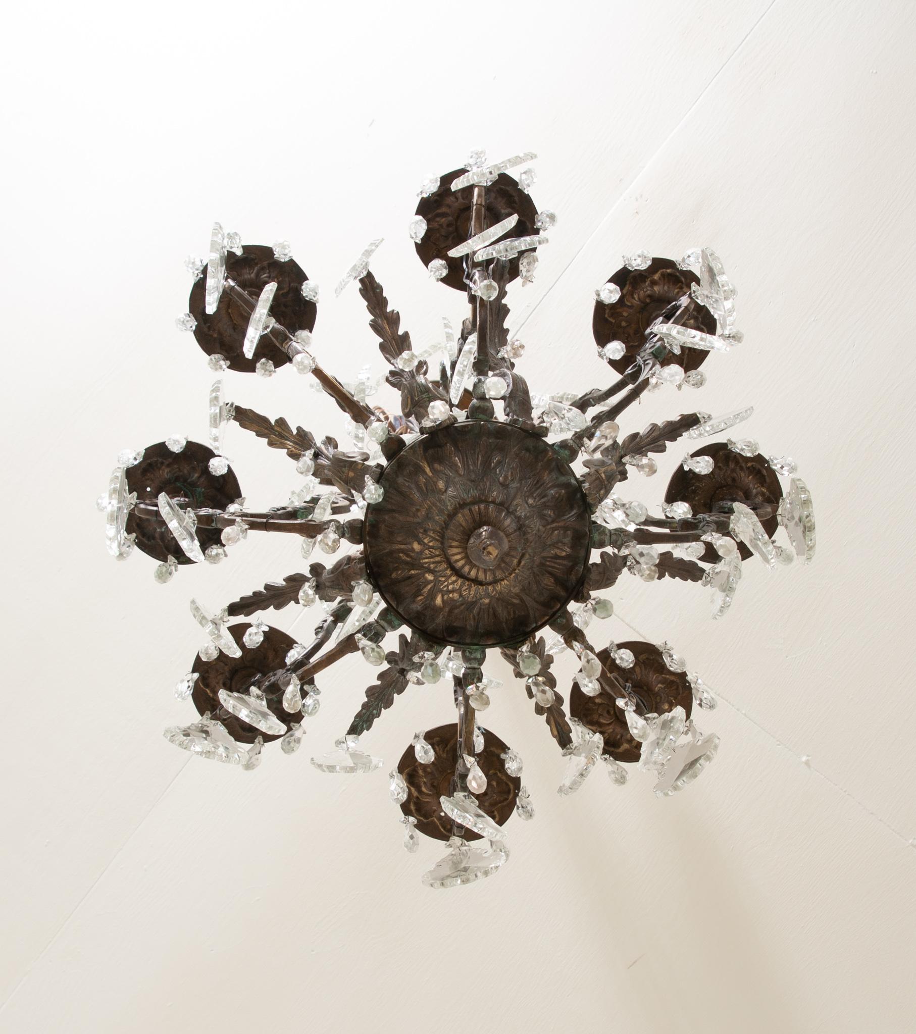 French 19th Century Crystal Chandelier For Sale 4