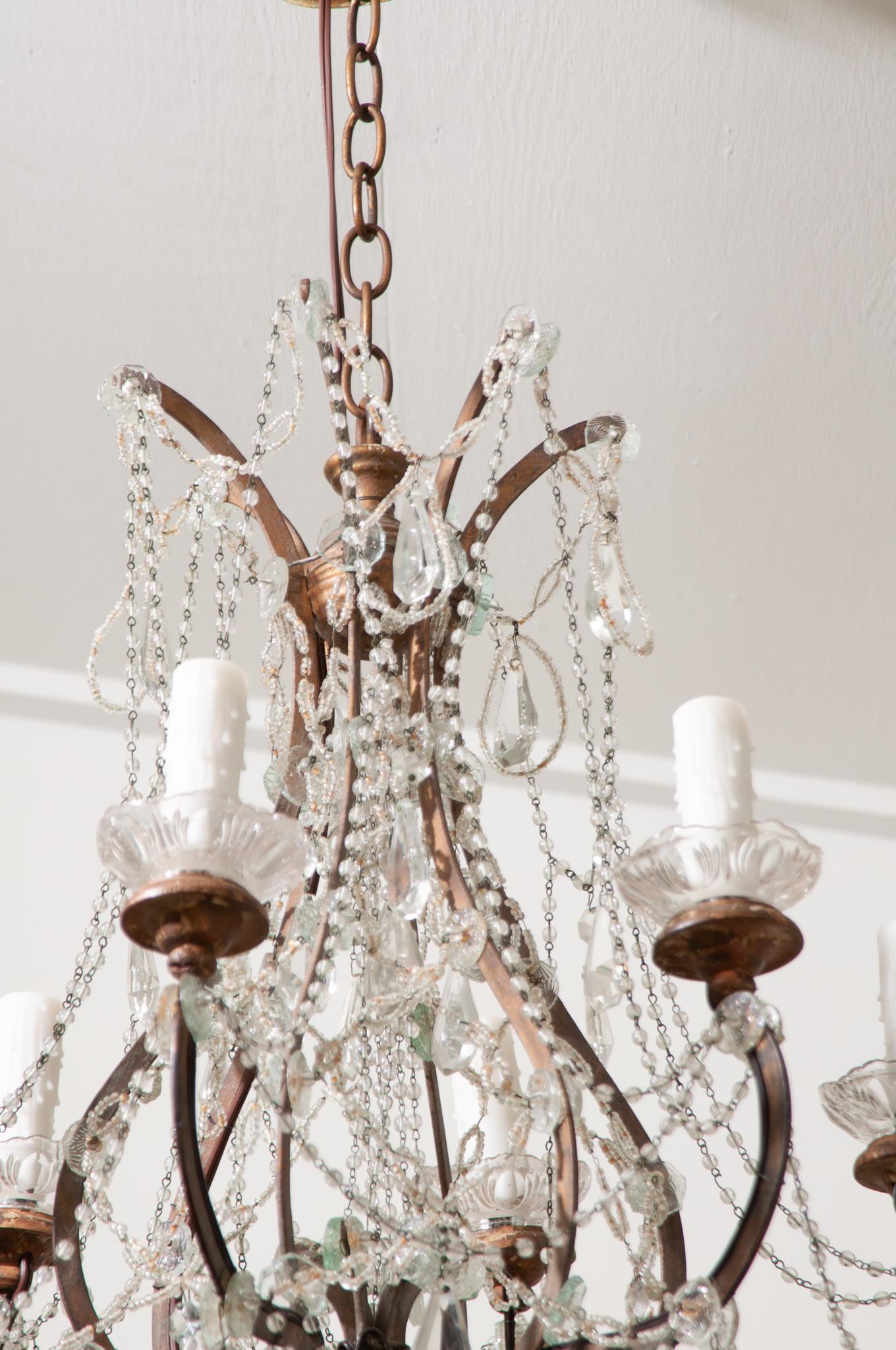 French 19th Century Crystal Chandelier For Sale 4