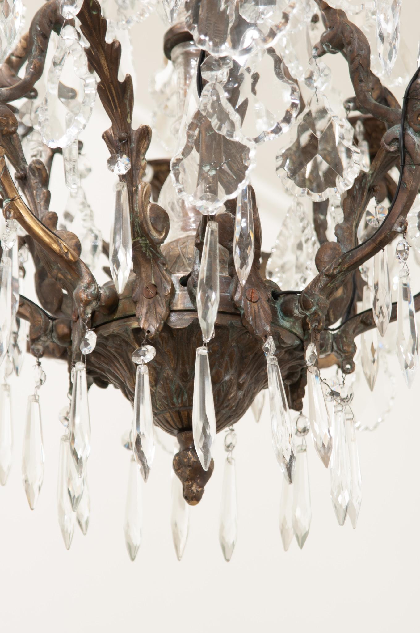 French 19th Century Crystal Chandelier For Sale 5