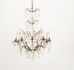 French 19th Century Crystal Chandelier