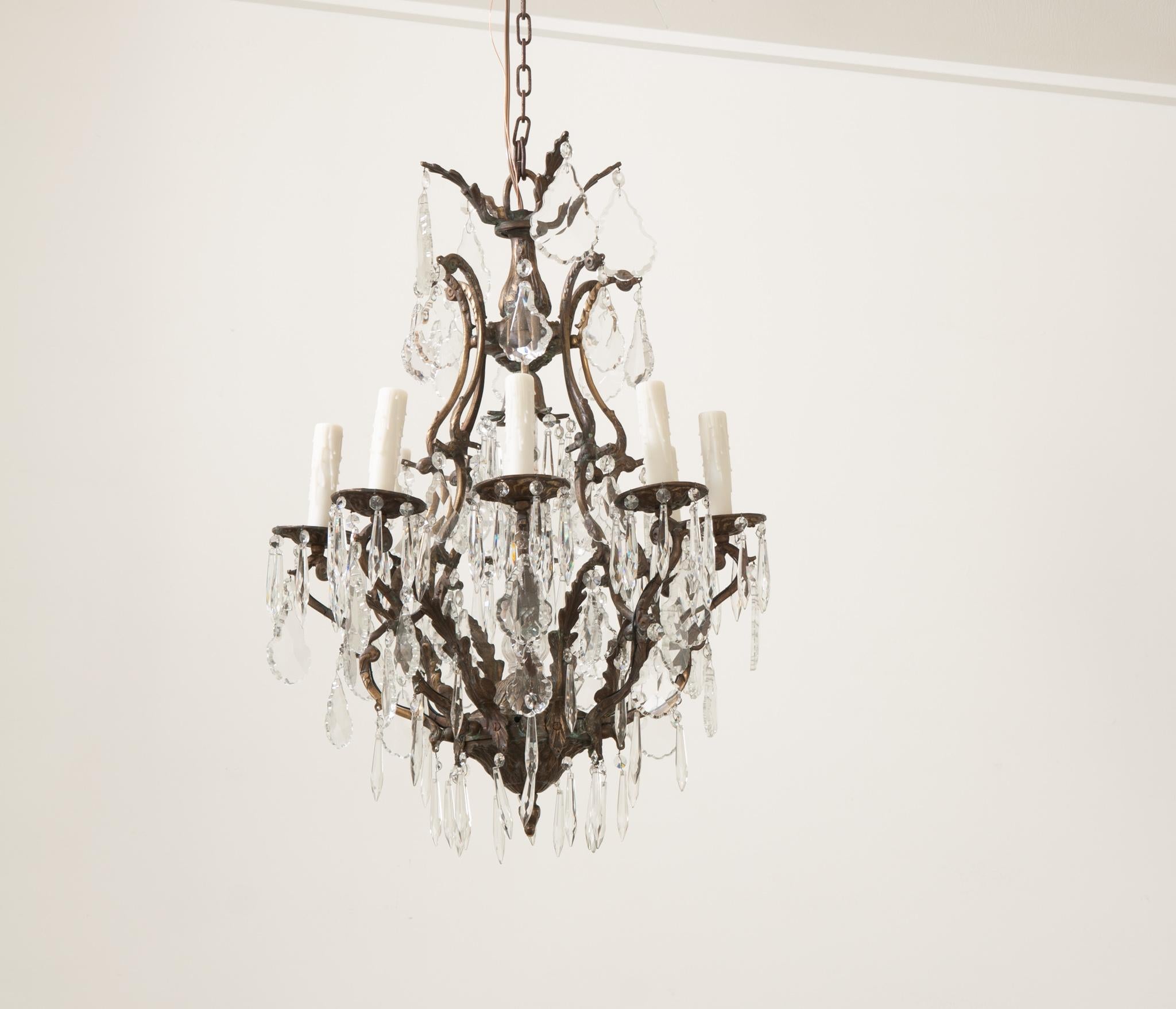 Other French 19th Century Crystal Chandelier For Sale