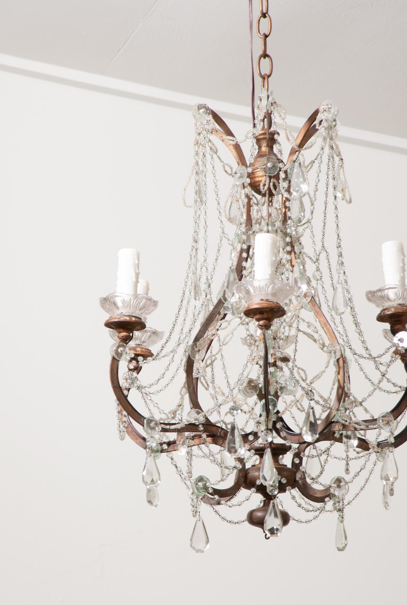 Other French 19th Century Crystal Chandelier For Sale