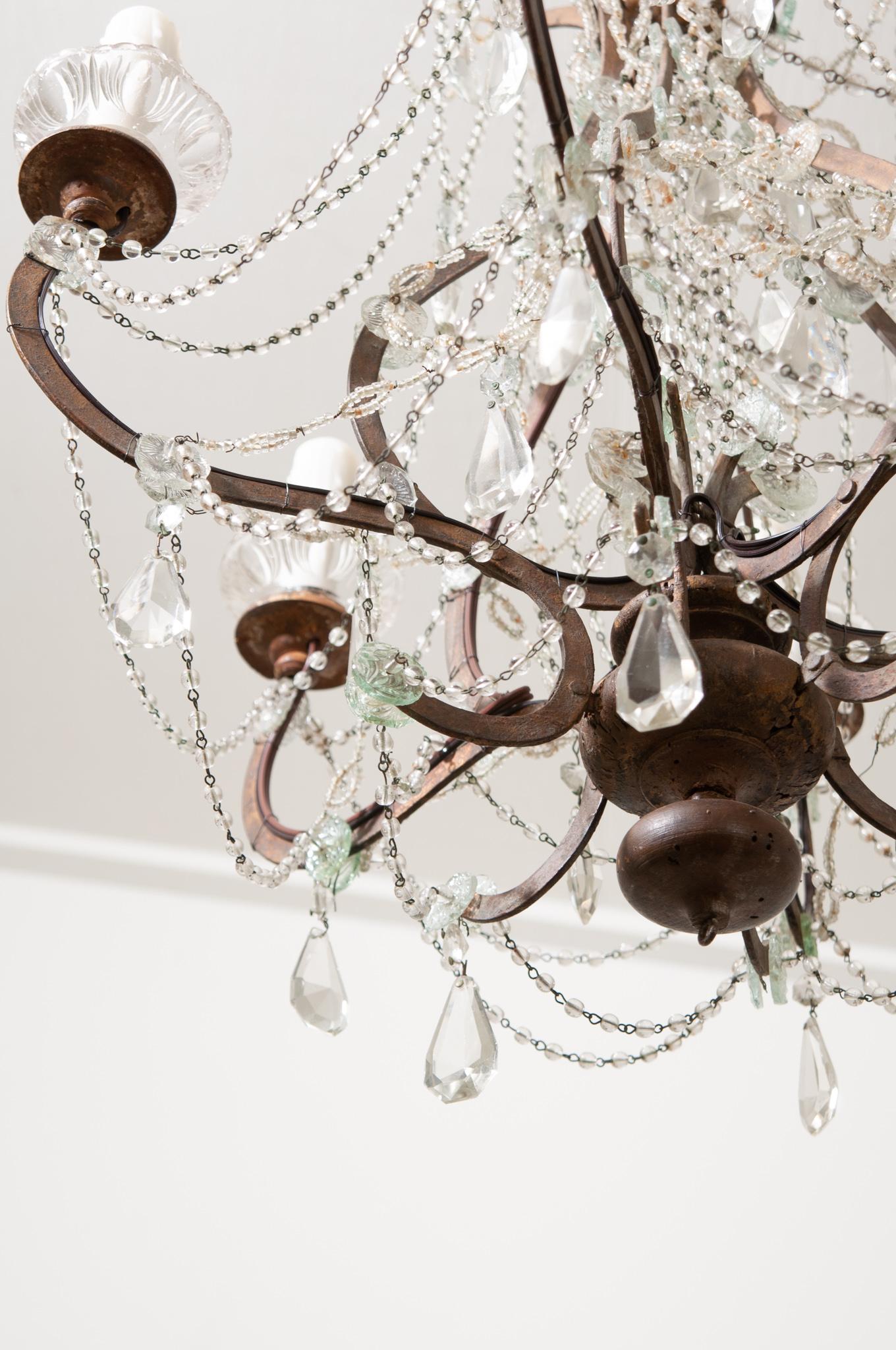 French 19th Century Crystal Chandelier For Sale 2