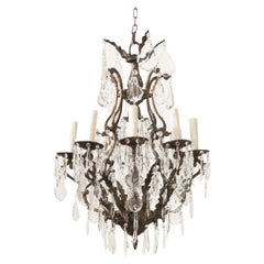 French 19th Century Crystal Chandelier