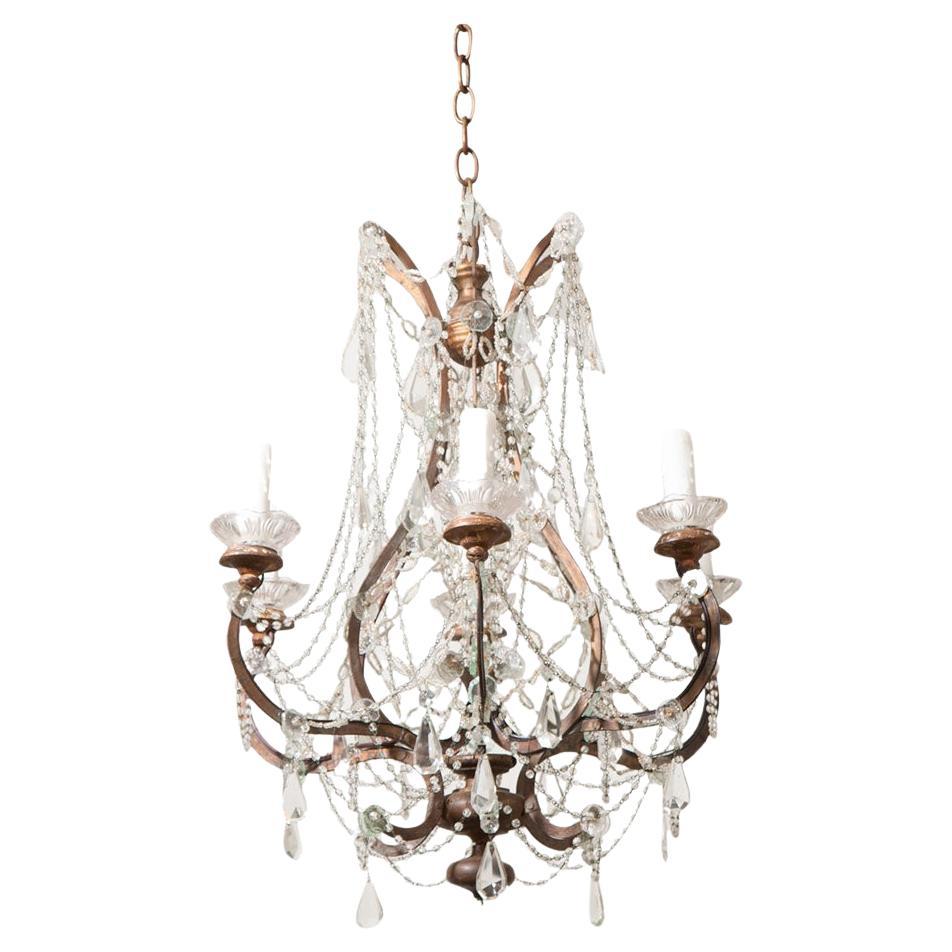 French 19th Century Crystal Chandelier For Sale