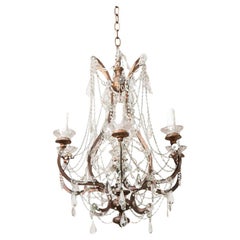 Antique French 19th Century Crystal Chandelier