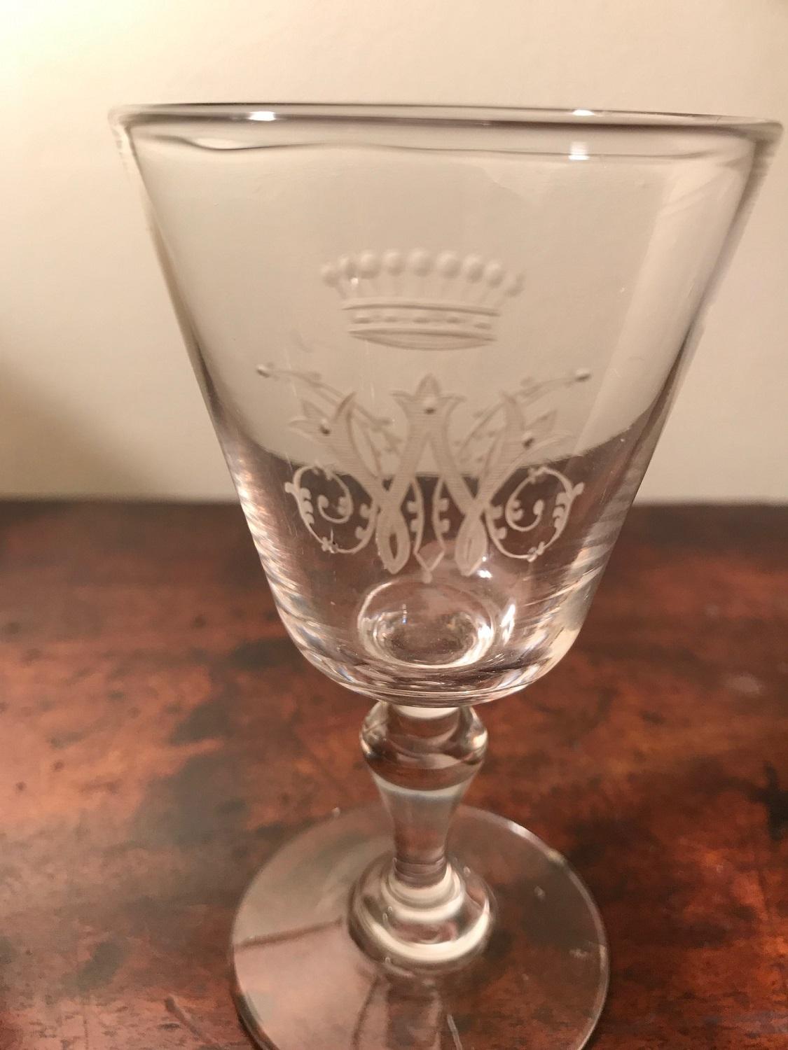 French 19th Century Crystal Liquor or Liqueur Glasses For Sale 7