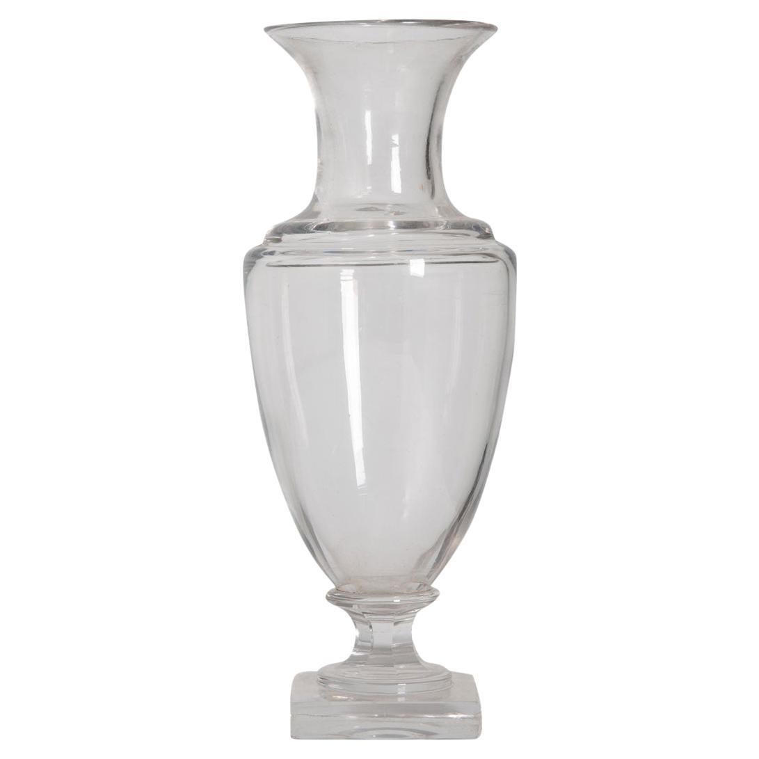 French 19th Century Crystal Vase