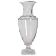 Antique French 19th Century Crystal Vase