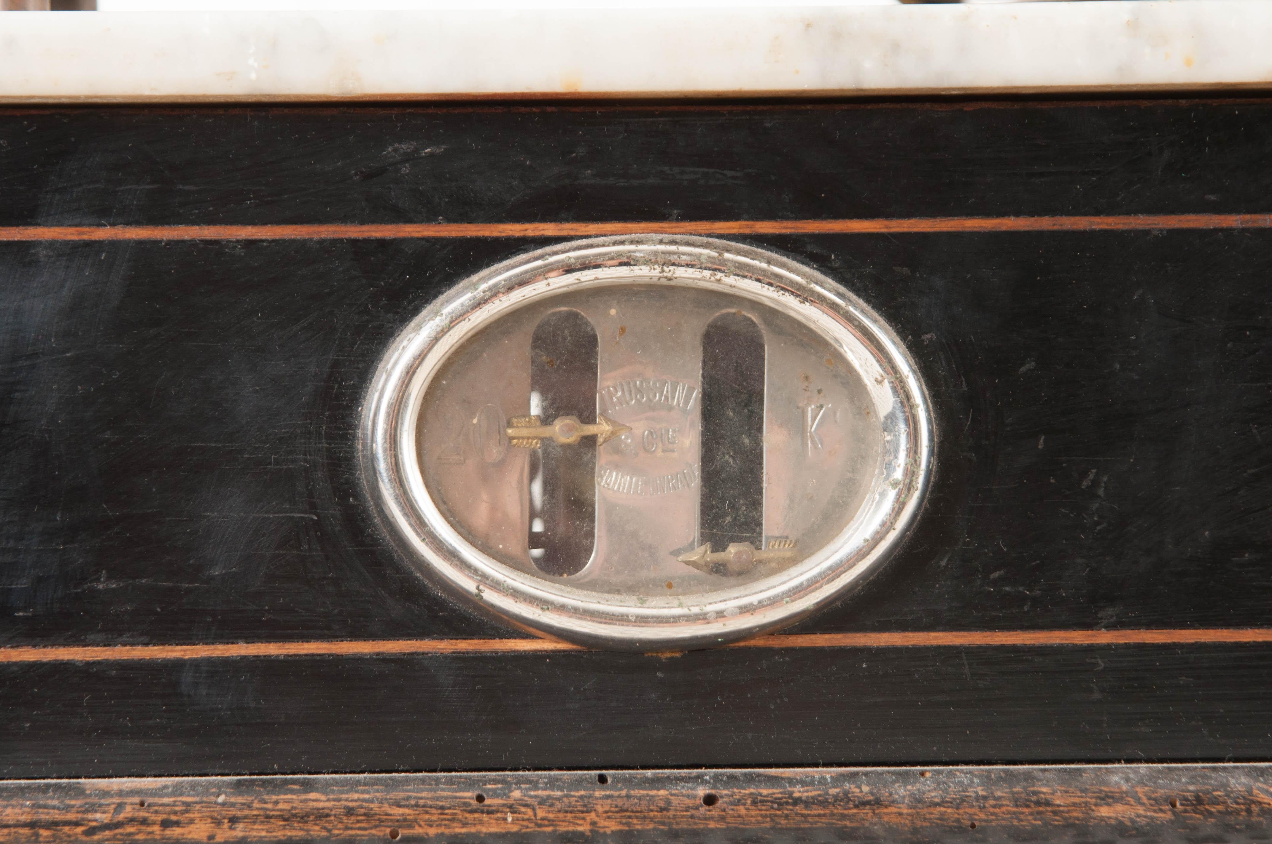 Ebonized French 19th Century Culinary Scale For Sale