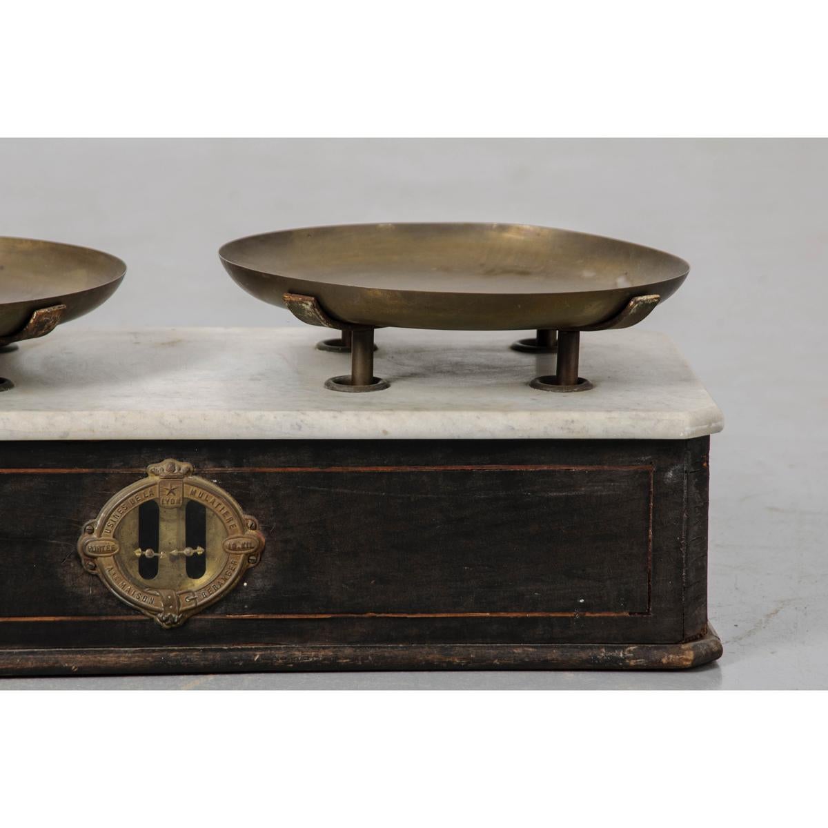 Wood French 19th Century Culinary Scale