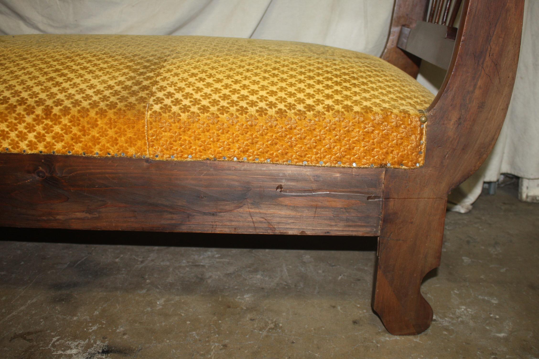 Mahogany French 19th Century Daybed