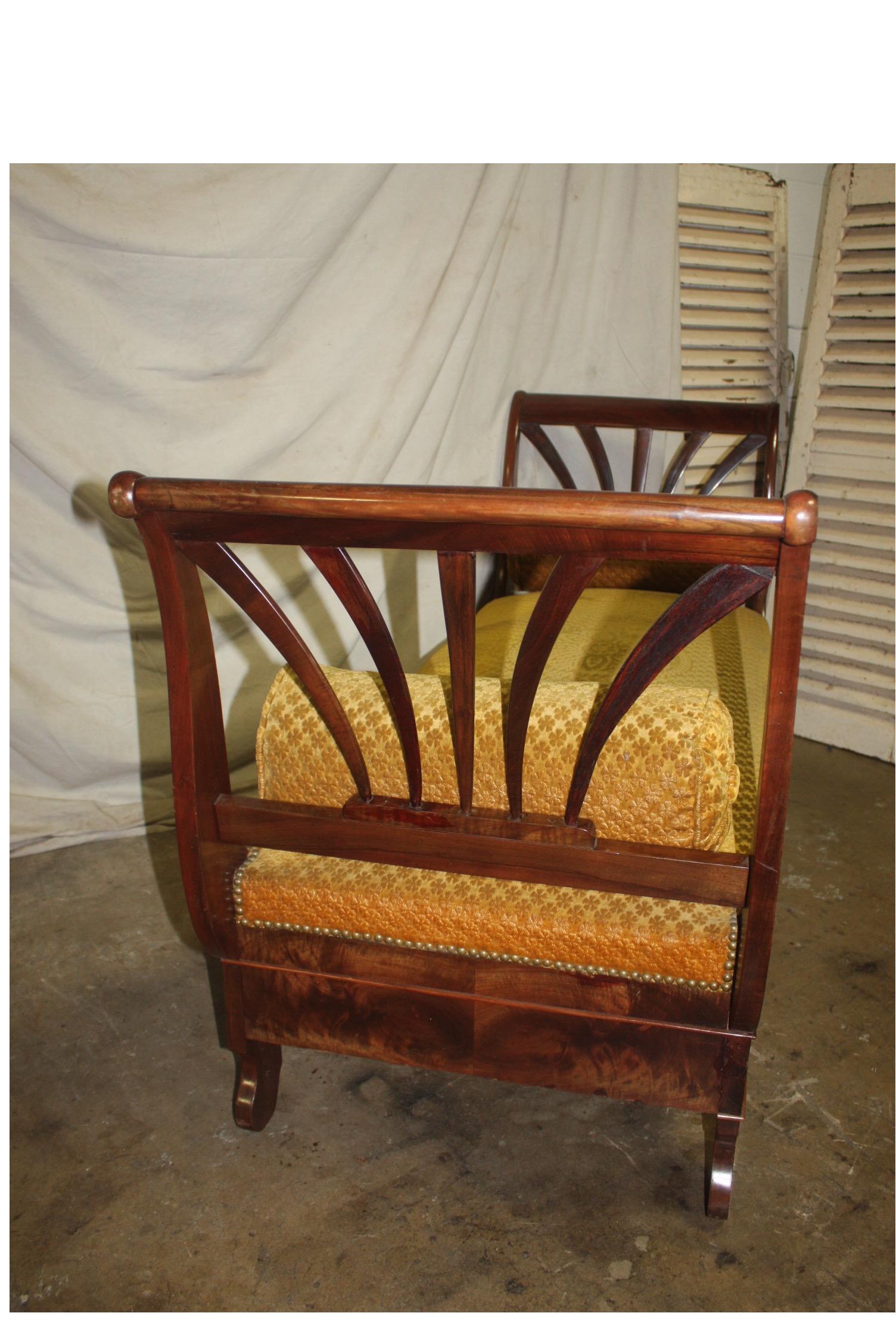 French 19th Century Daybed 1