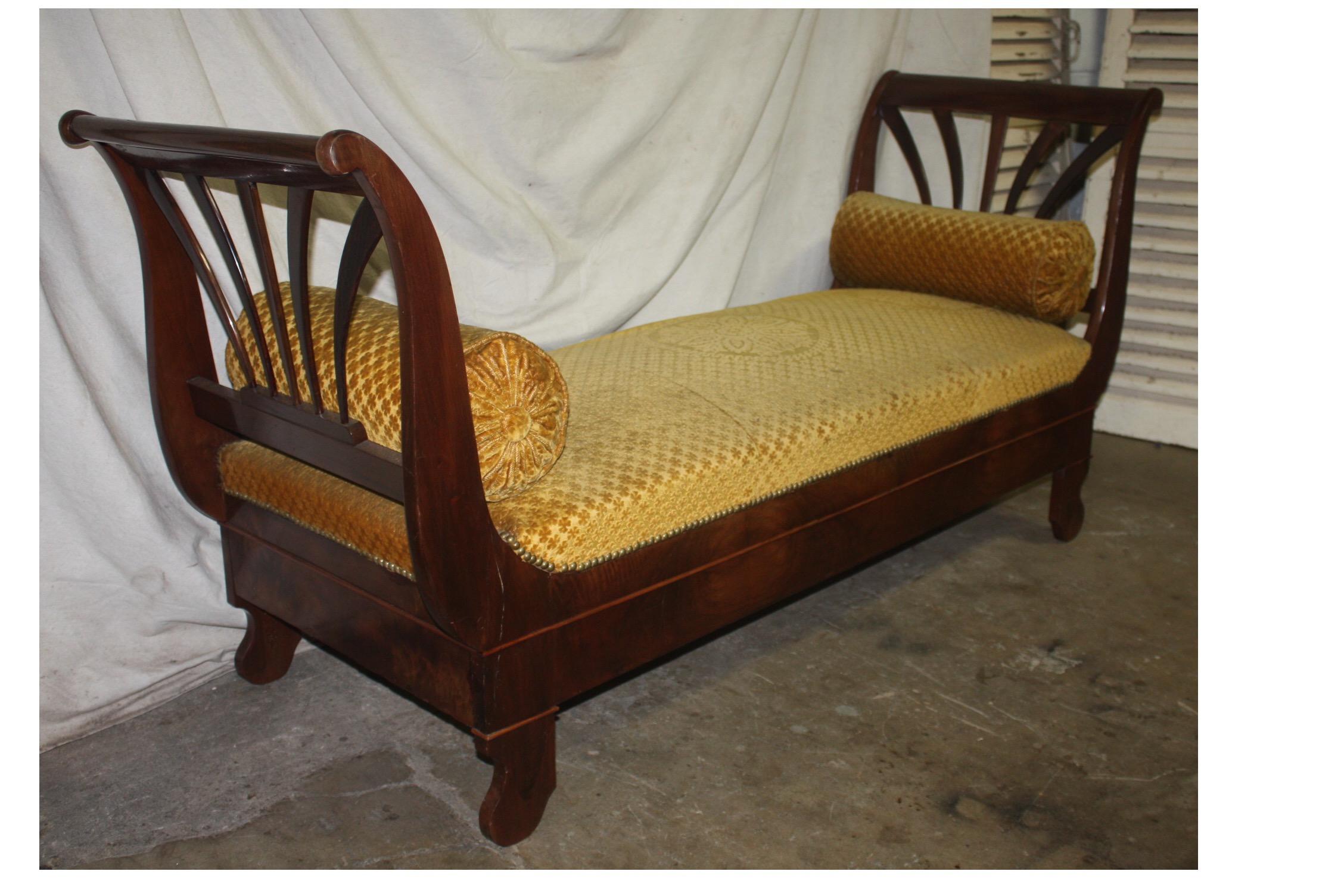 French 19th Century Daybed 2