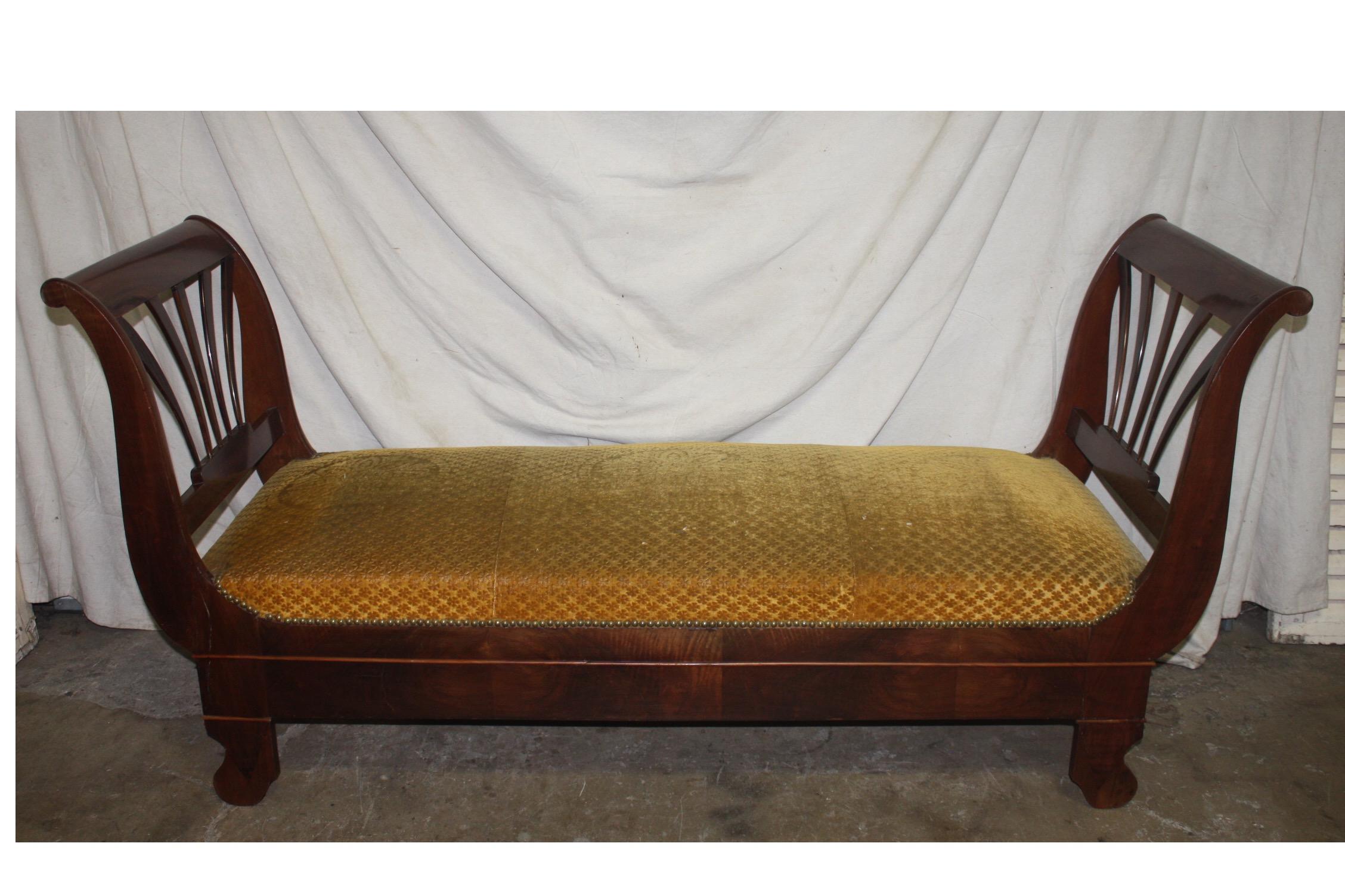 French 19th Century Daybed 3