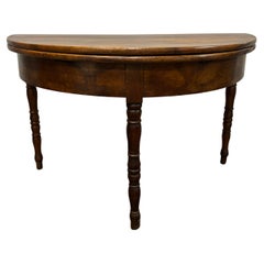 French 19th Century Demi-Lune or round table