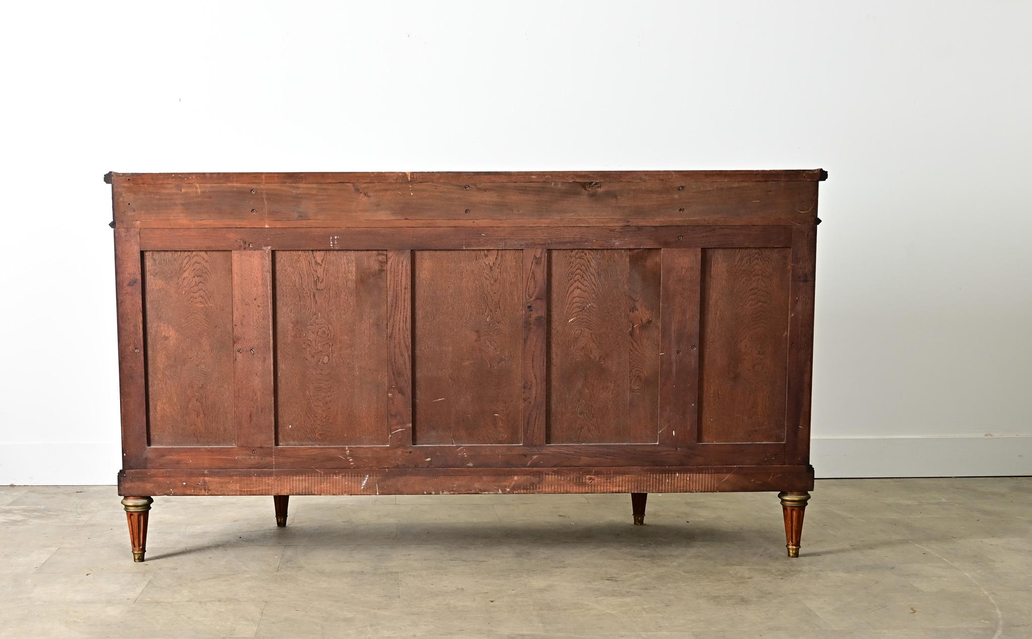 Enfilada francesa del siglo XIX estilo Luis XVI Demilune en venta 5