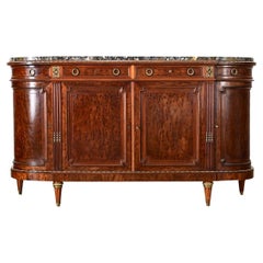 Französisch 19. Jahrhundert Demilune Louis XVI Stil Enfilade