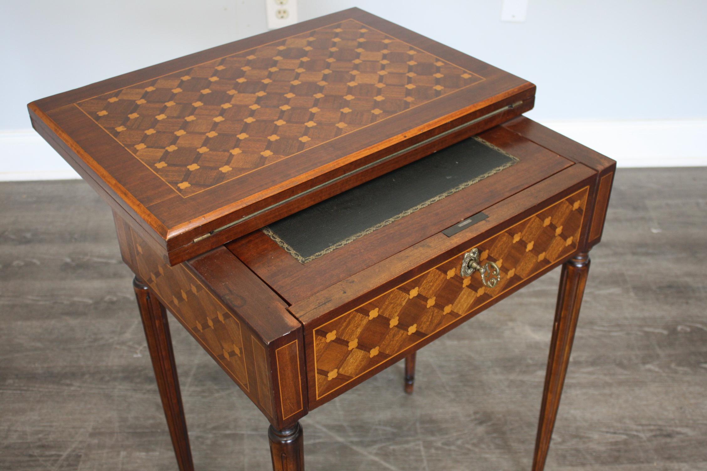 Louis XVI French 19th Century Desk and Game table For Sale