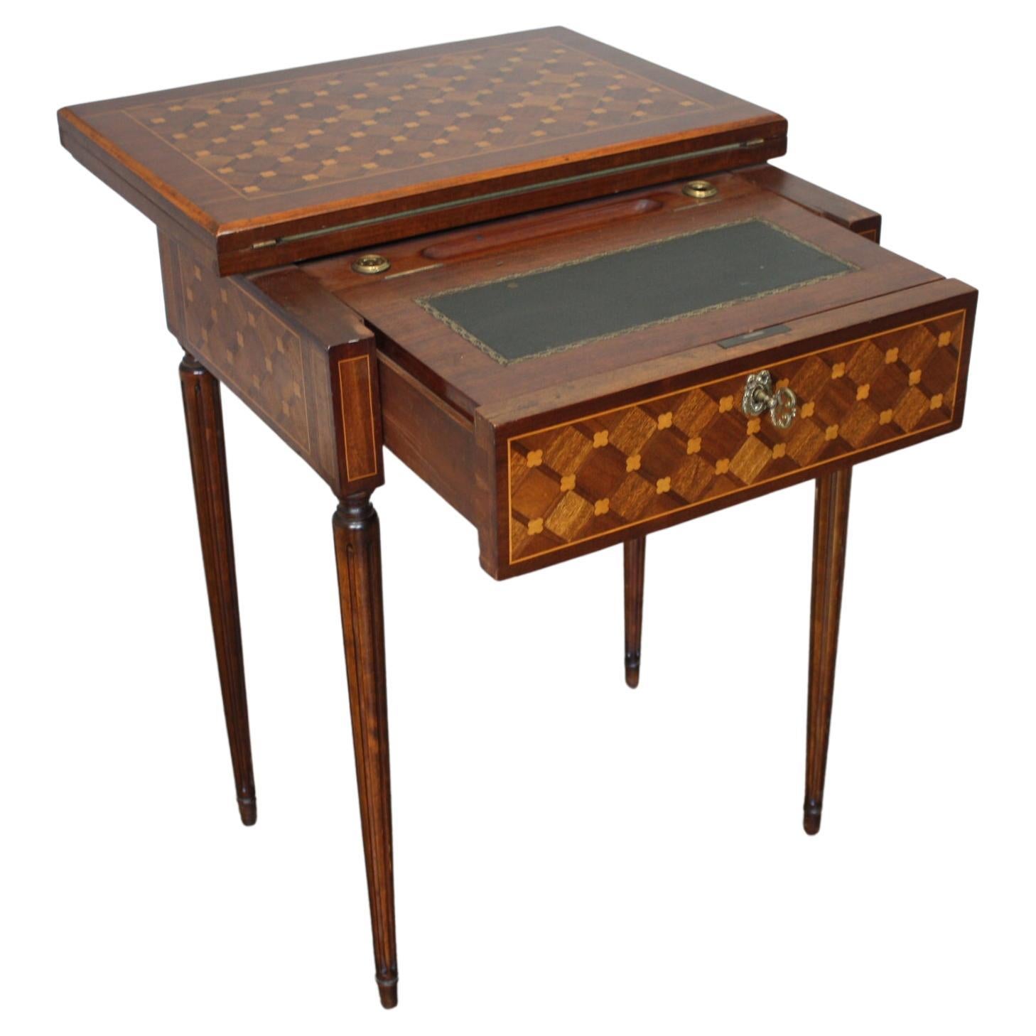 French 19th Century Desk and Game table For Sale