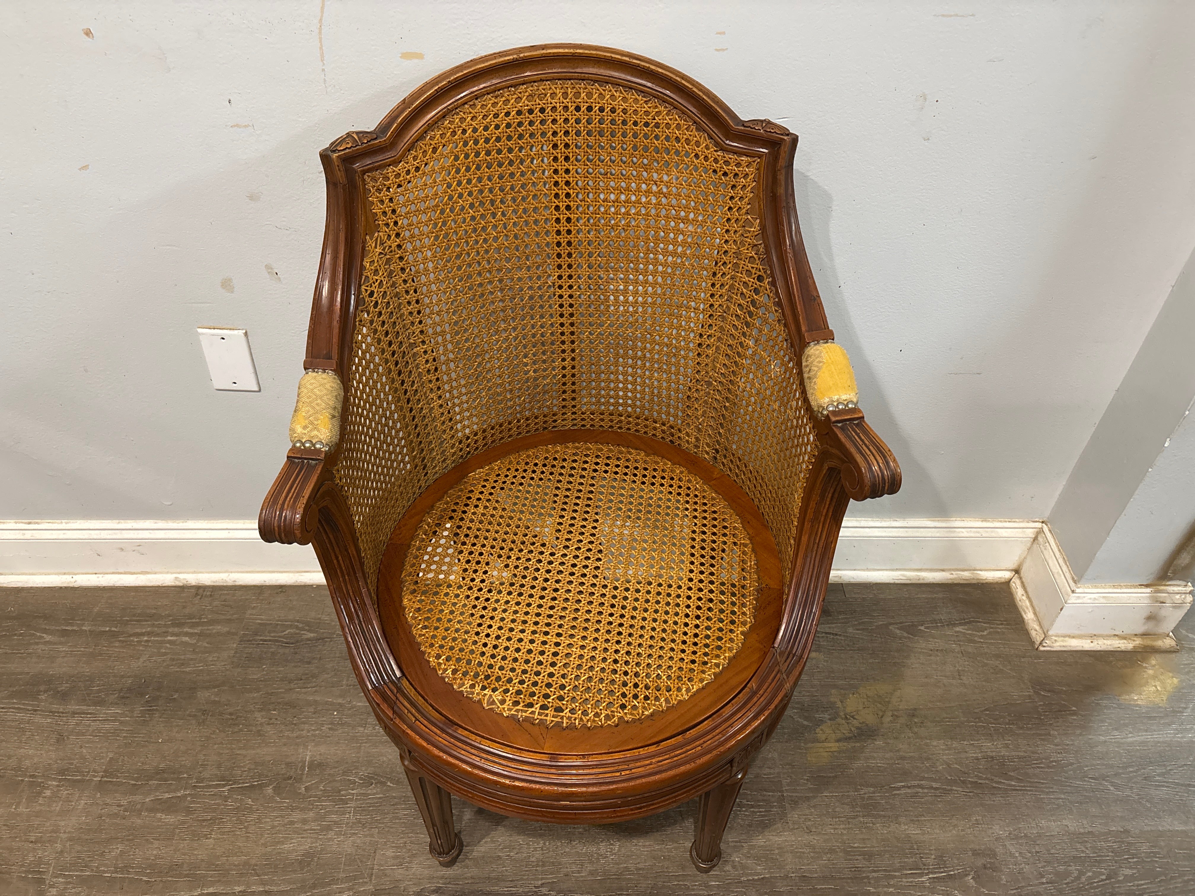 Luigi XVI Sedia da scrivania francese del XIX secolo in vendita