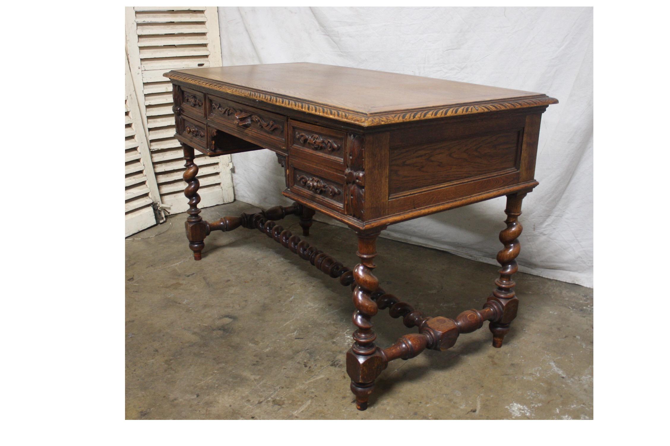 Louis XIII French 19th Century Desk