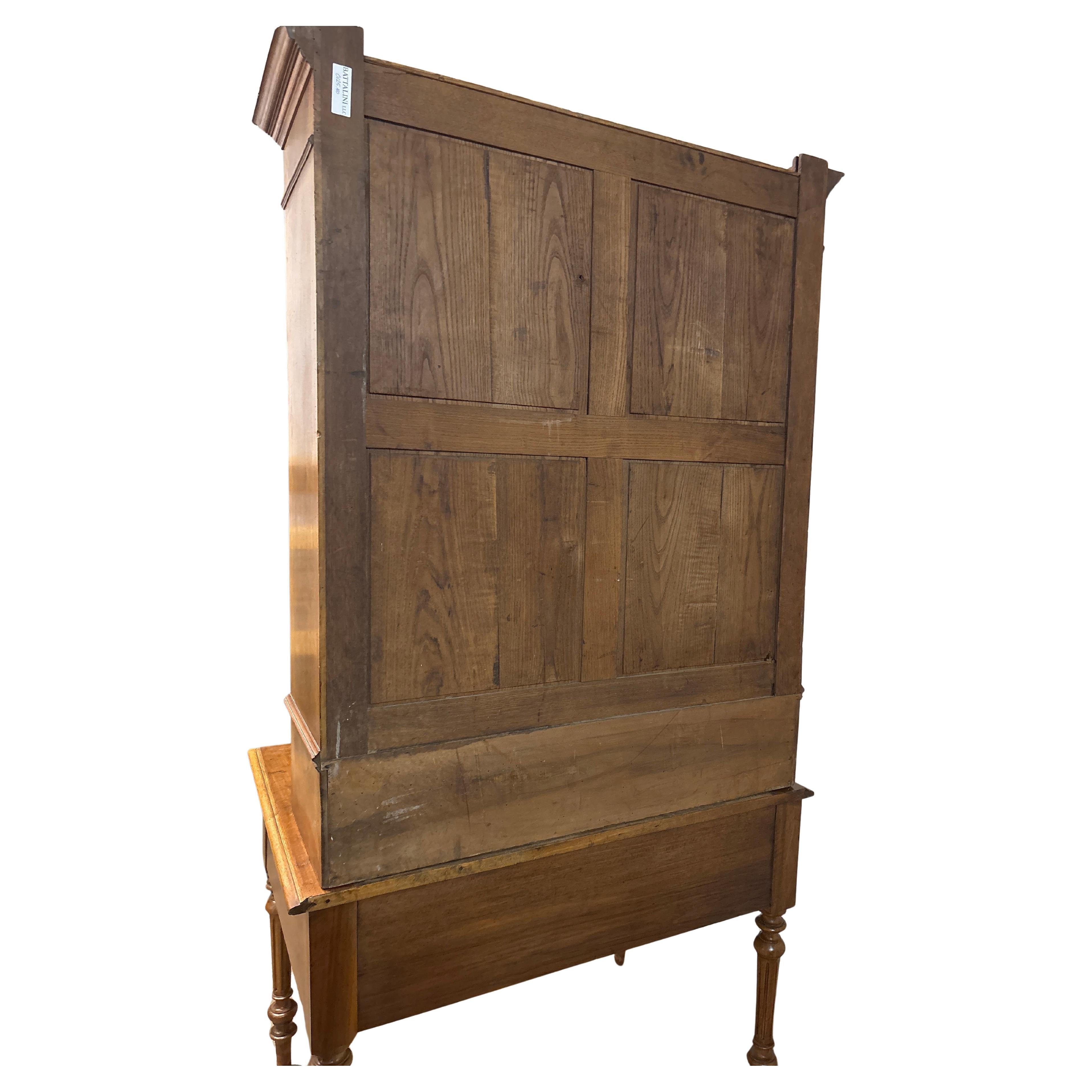 Französische Schreibtisch-Vitrine des 19. im Angebot 7