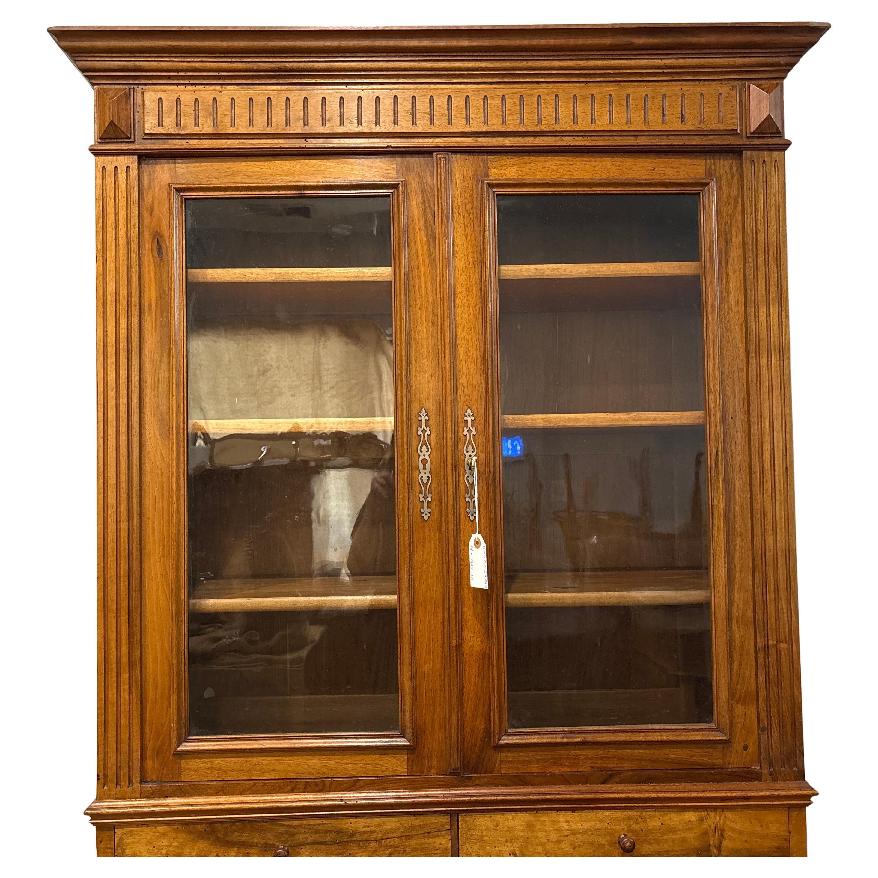 Französische Schreibtisch-Vitrine des 19. (Louis Philippe) im Angebot