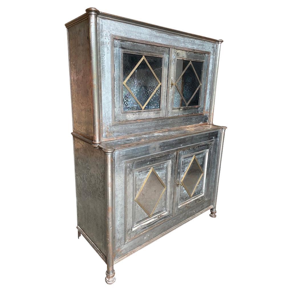 French 19th Century Deux Corps Cabinet For Sale