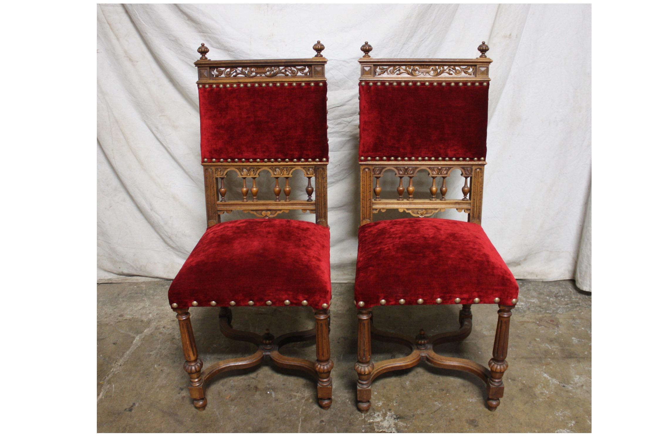 Chaises de salle à manger françaises du XIXe siècle Bon état - En vente à Stockbridge, GA