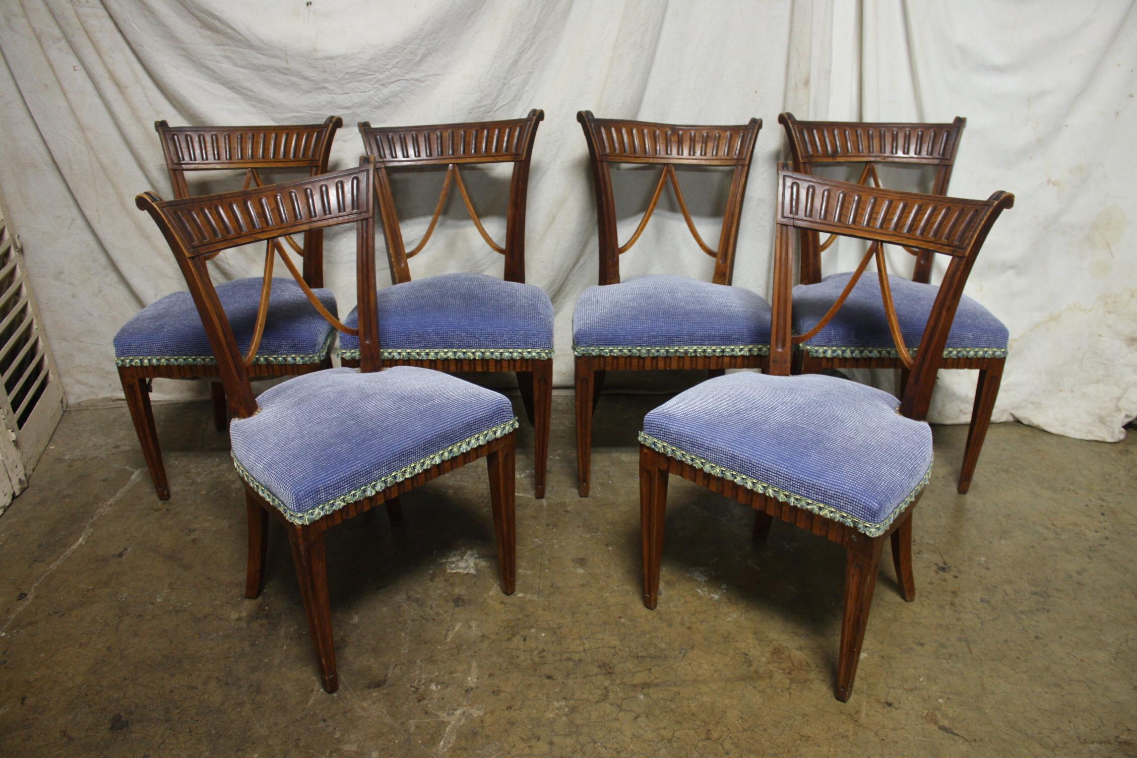 French 19th Century Dining Room Chairs In Good Condition In Stockbridge, GA