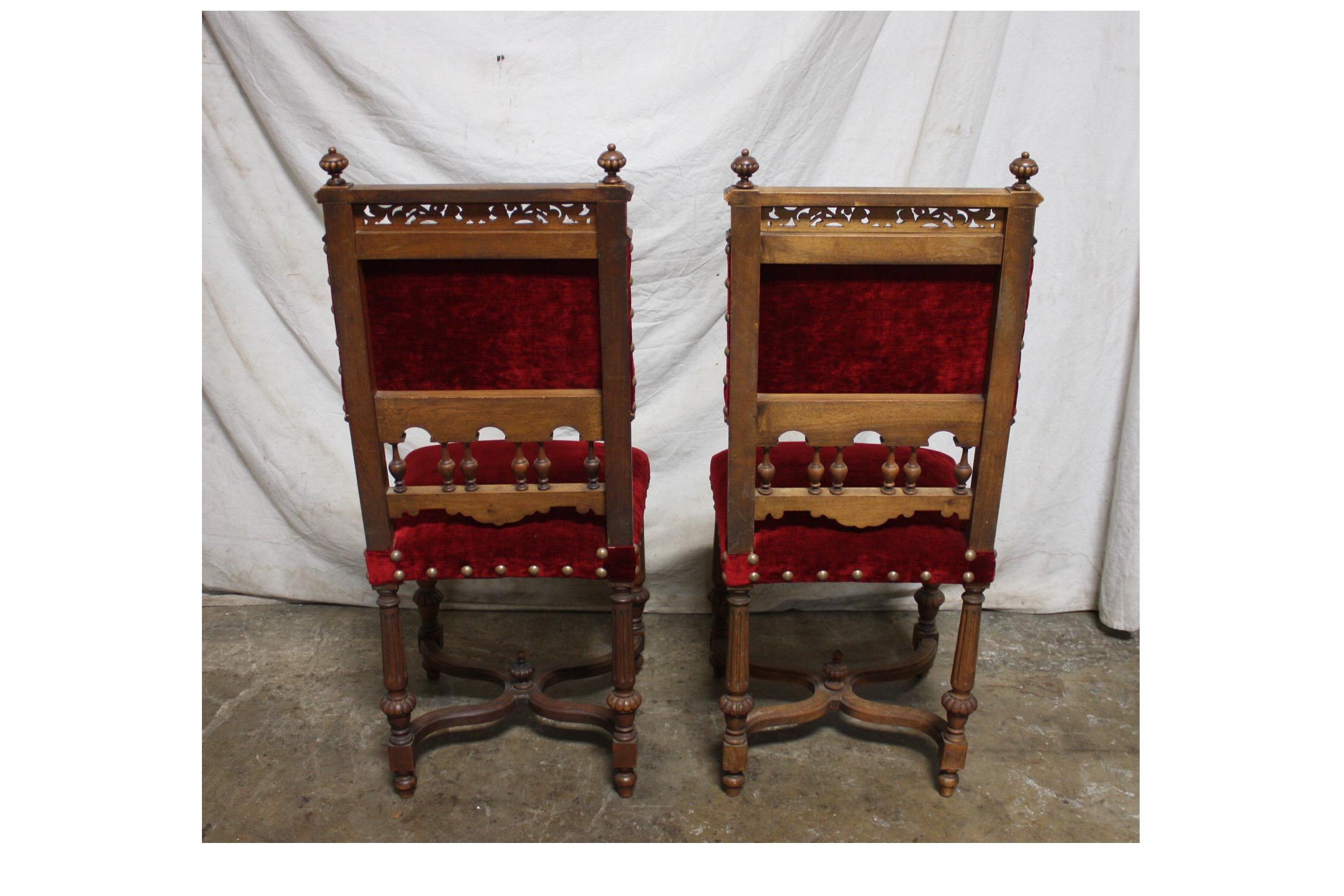 Chaises de salle à manger françaises du XIXe siècle en vente 3