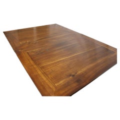 French Antique Walnut Dining Table, Foldable Design, Circa 1830