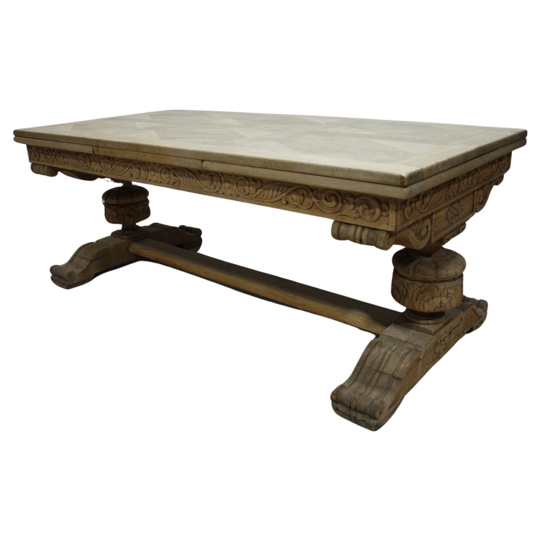 Renaissance French 19th Century Dining Room Table  For Sale