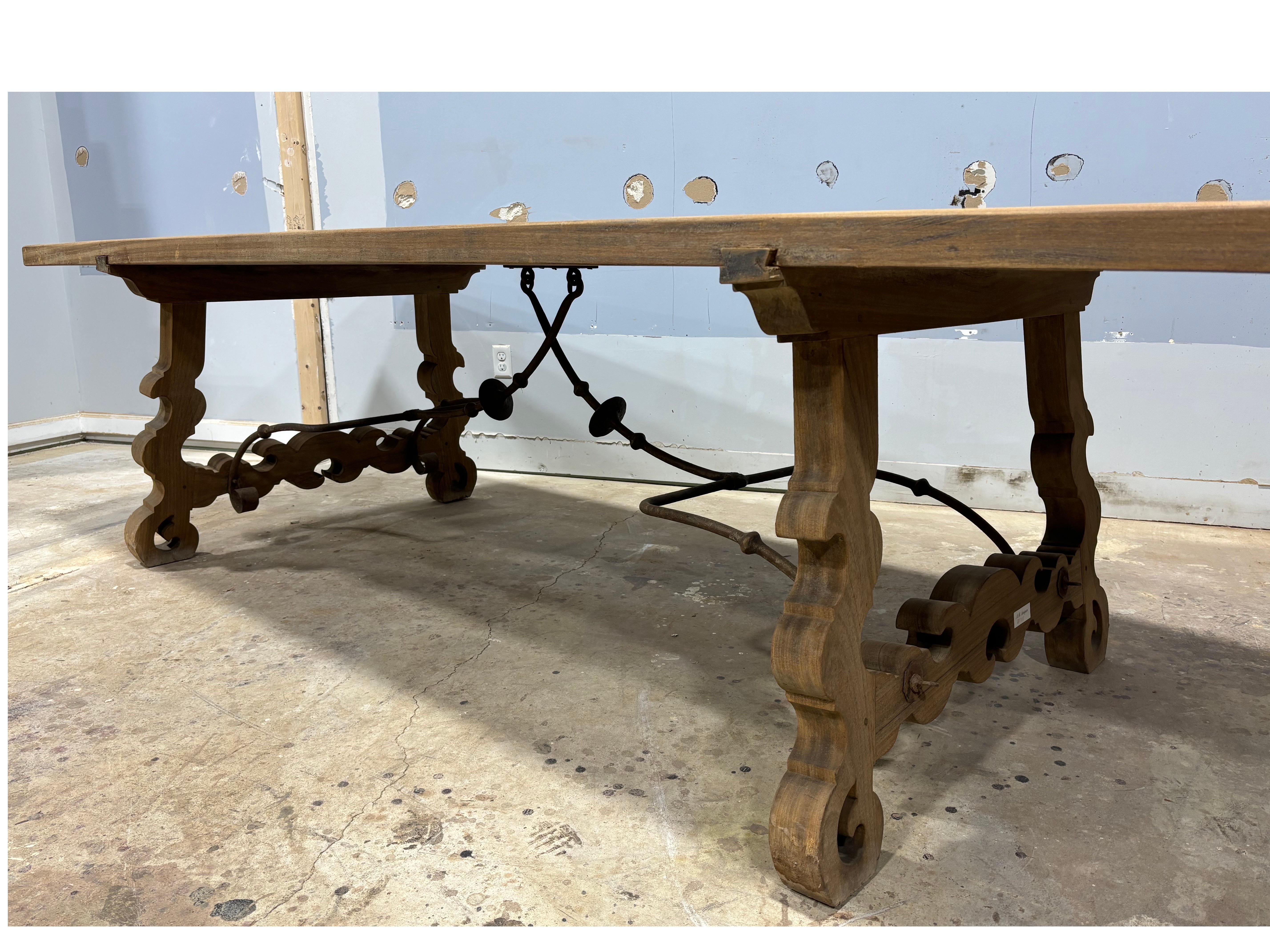 Iron French 19th Century Dining Room Table For Sale