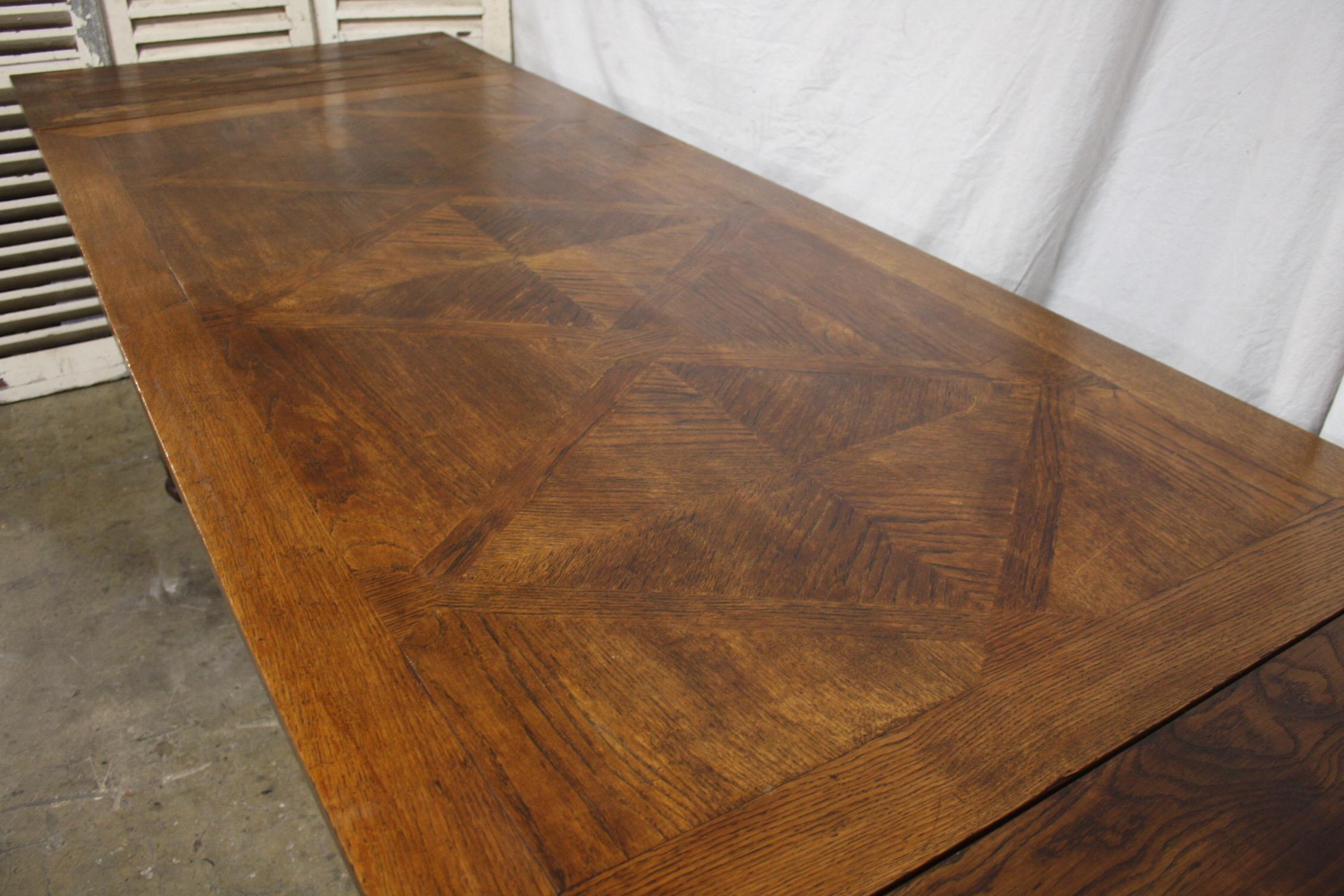 French 19th Century Dining Table In Good Condition In Stockbridge, GA