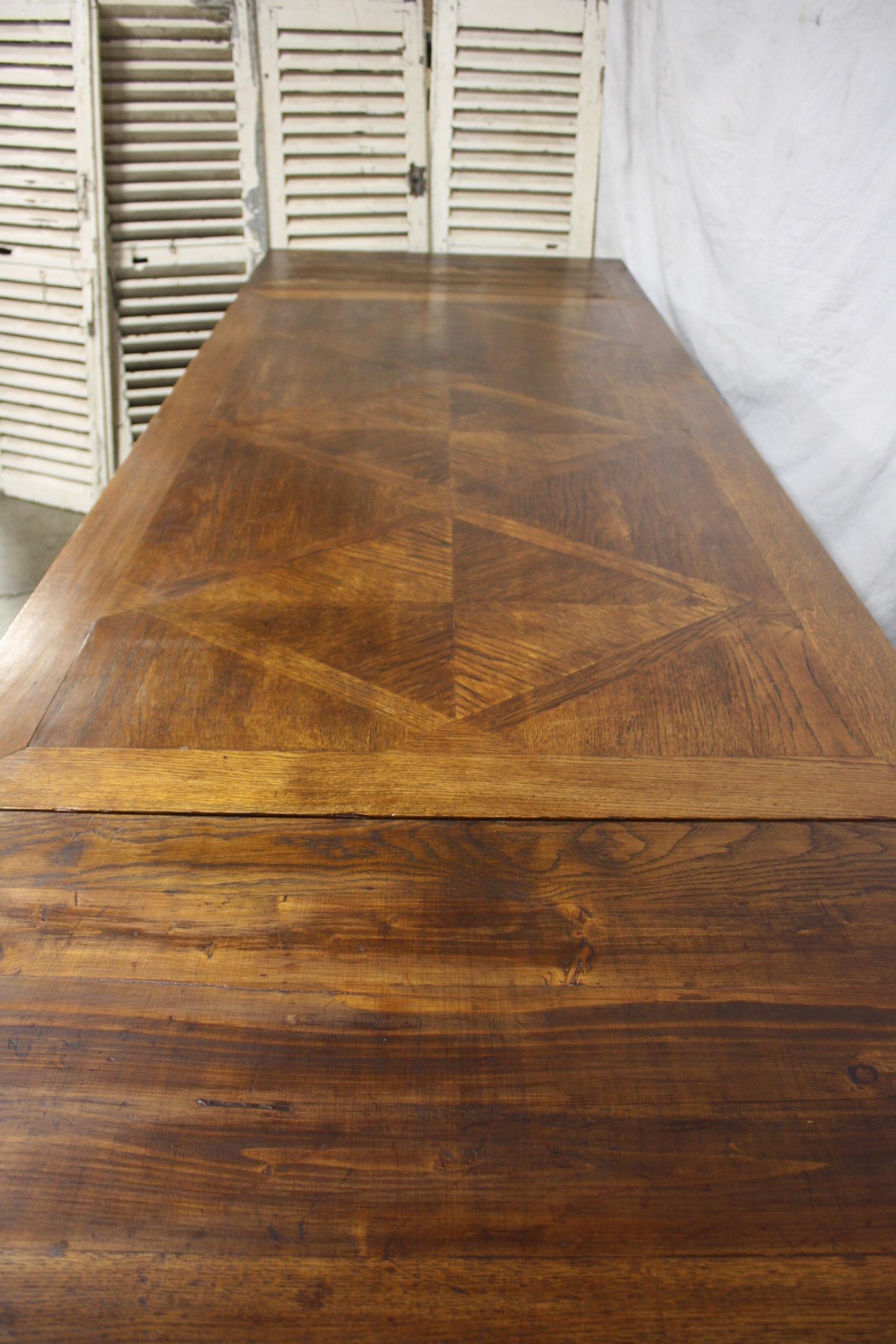 Oak French 19th Century Dining Table