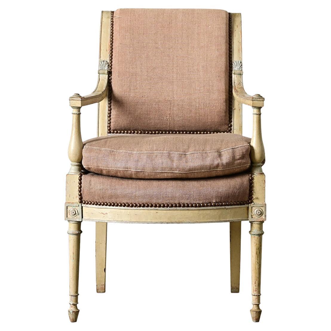 Fauteuil Directoire français du 19ème siècle