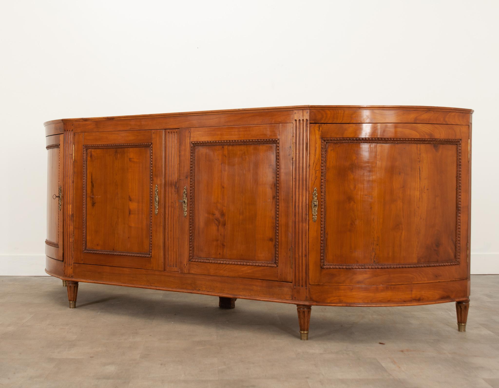French 19th Century Directoire Fruitwood Enfilade For Sale 5