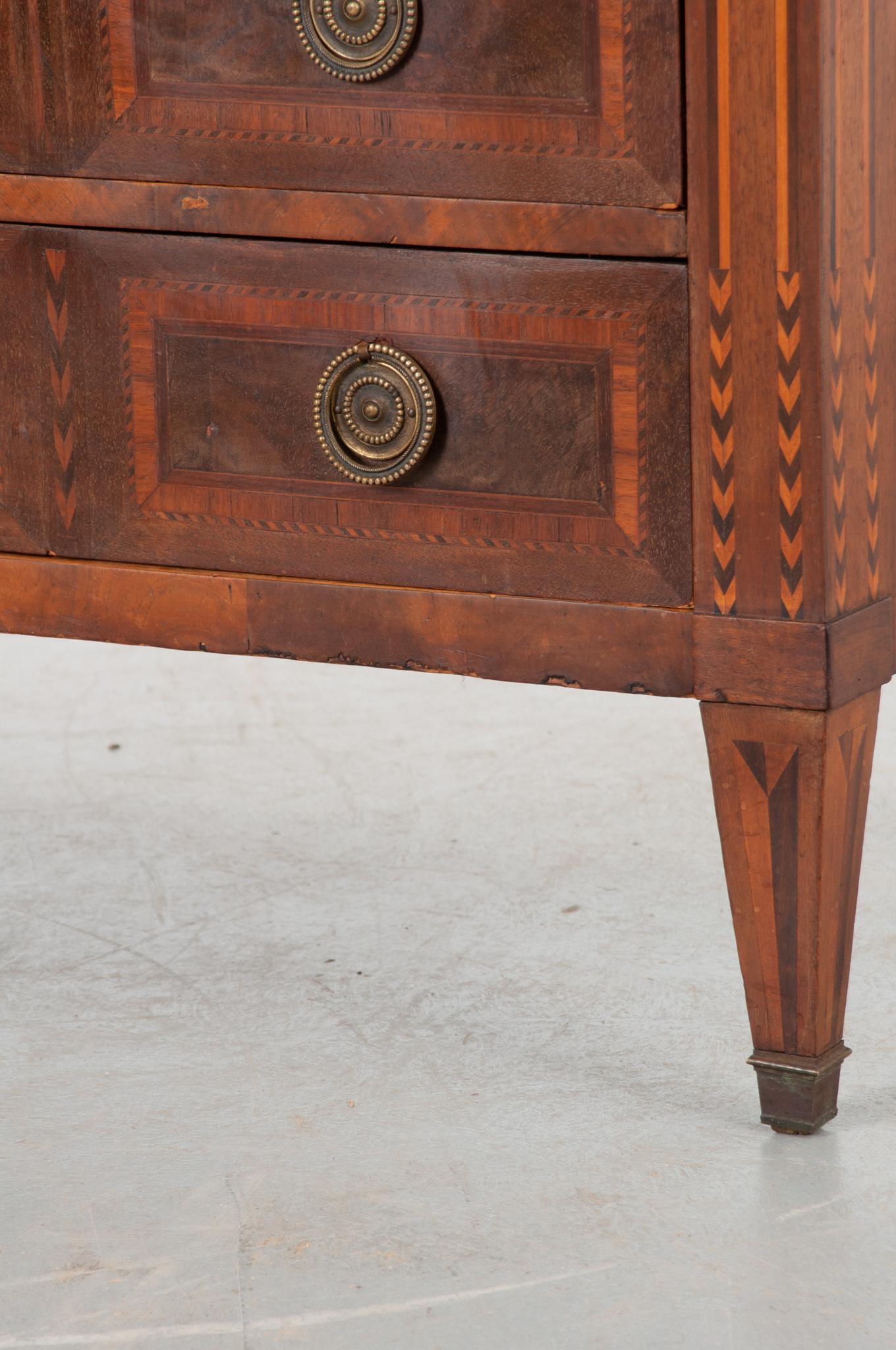 French 19th Century Directoire Inlay Commode 2