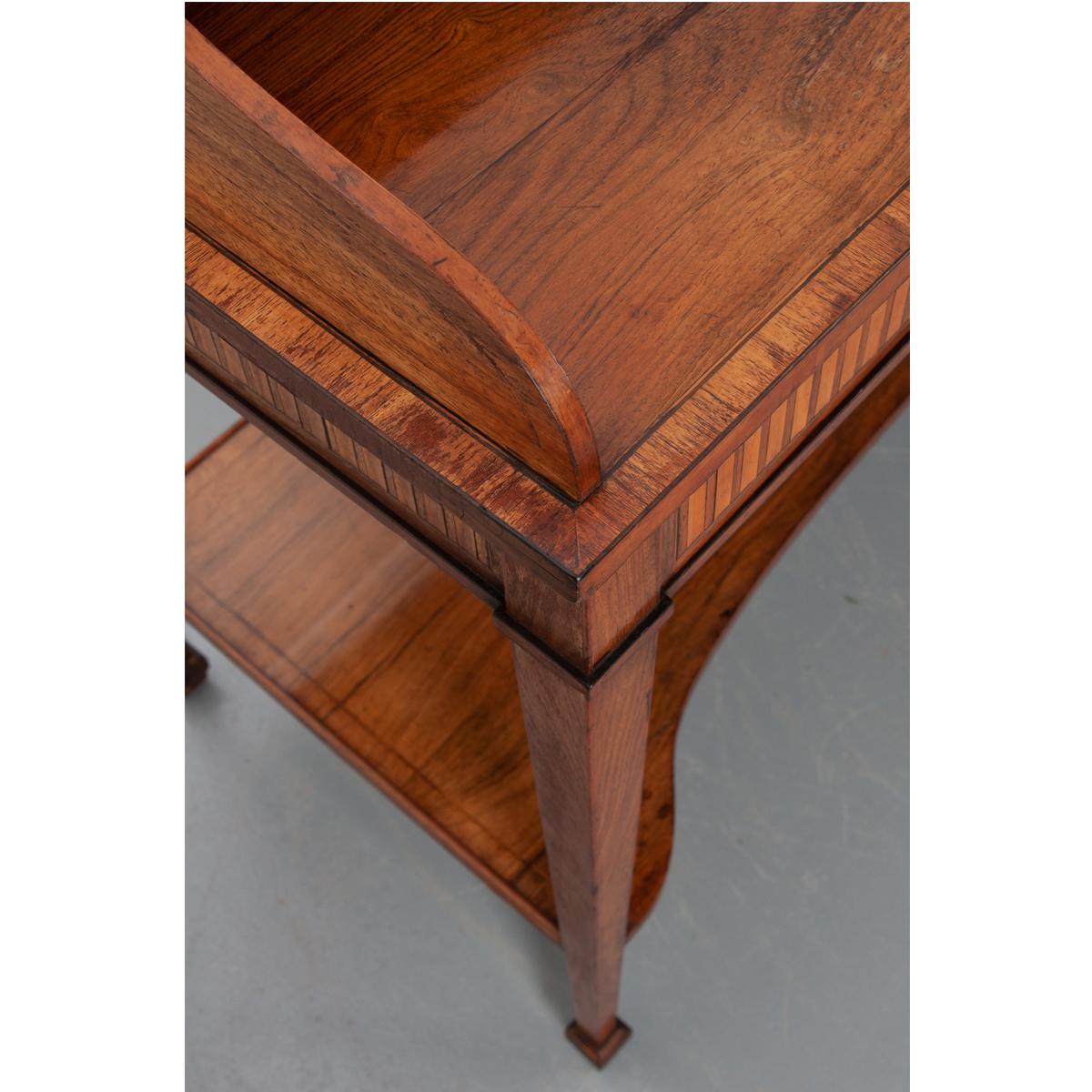 English 19th Century Mahogany Kingwood Desk For Sale 3