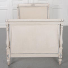 French 19th Century Directoire Painted Twin Bed