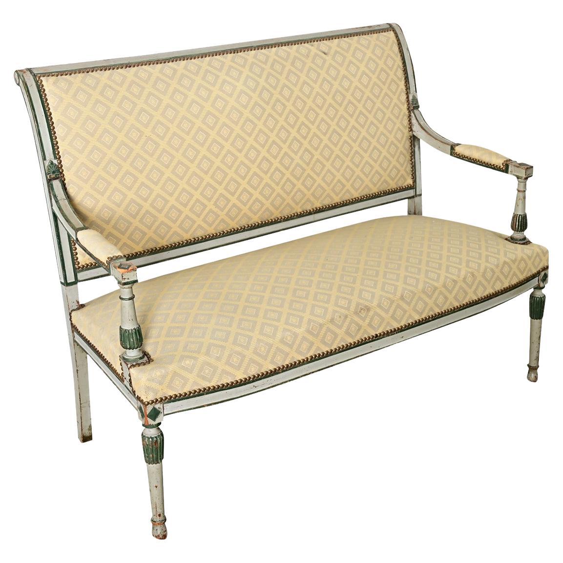 French 19th Century Directoire Settee