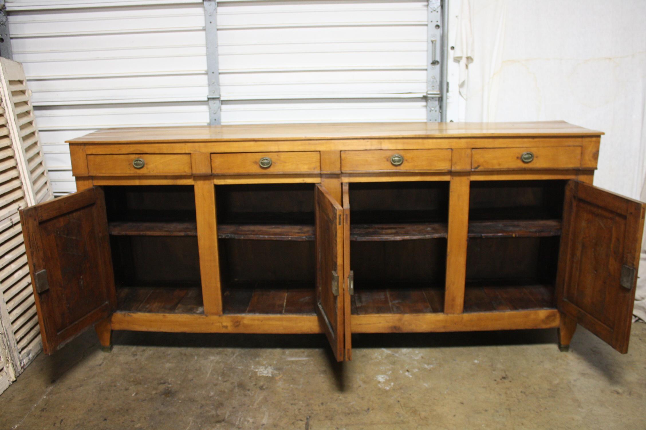 Walnut French 19th Century Directoire Sideboard