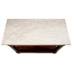 French 19th Century Directoire St. Mahogany Dessert Console