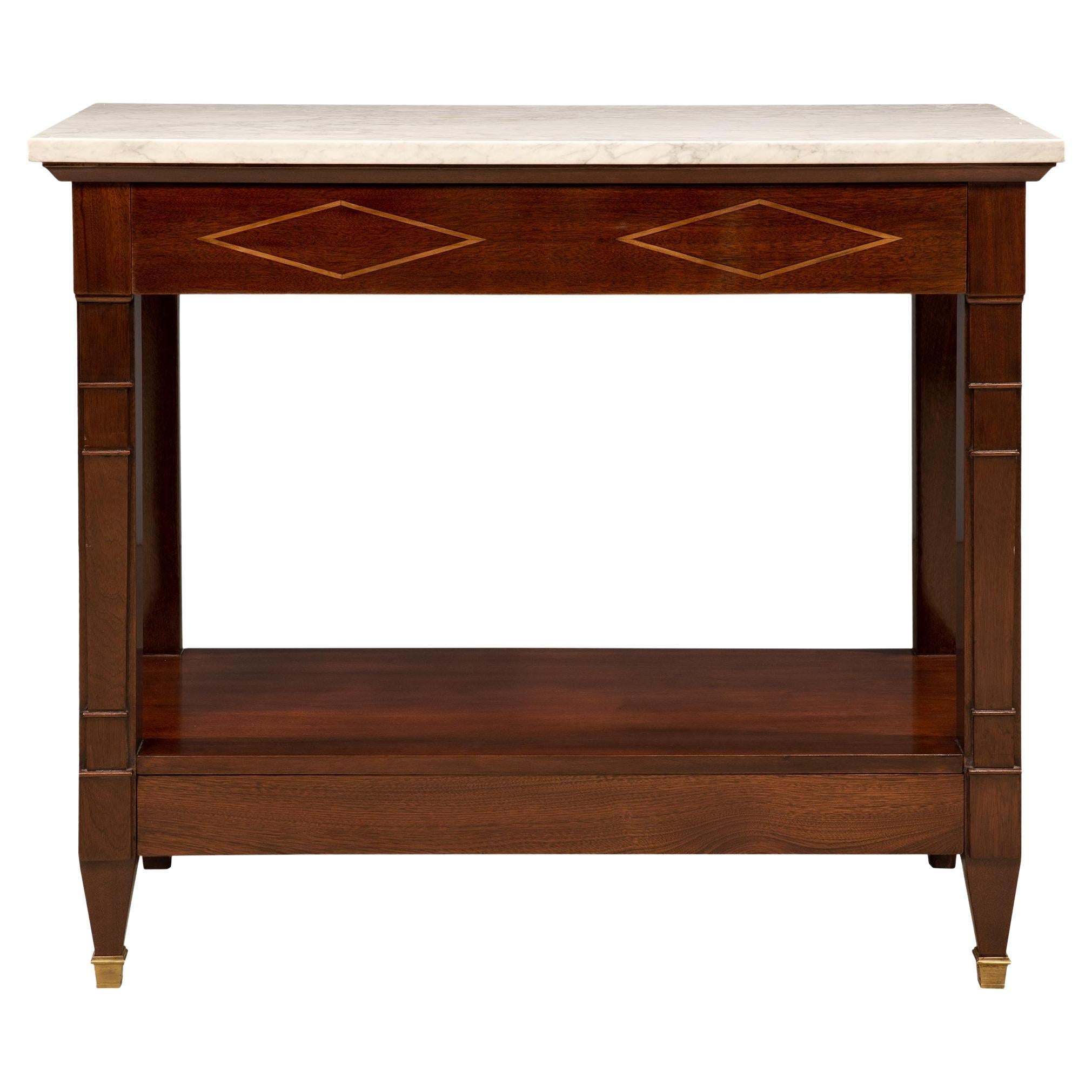 Console da dessert in mogano del XIX secolo francese Directoire St.