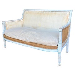 Settee française du 19ème siècle de style Directoire